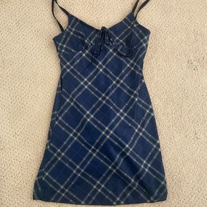 Plaid Mini Dress